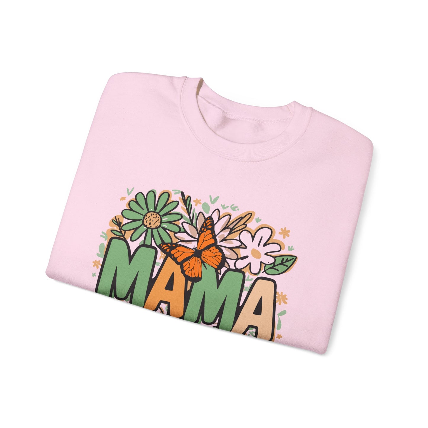 Floral Mama Crewneck Sweatshirt - Cozy Gift for Moms