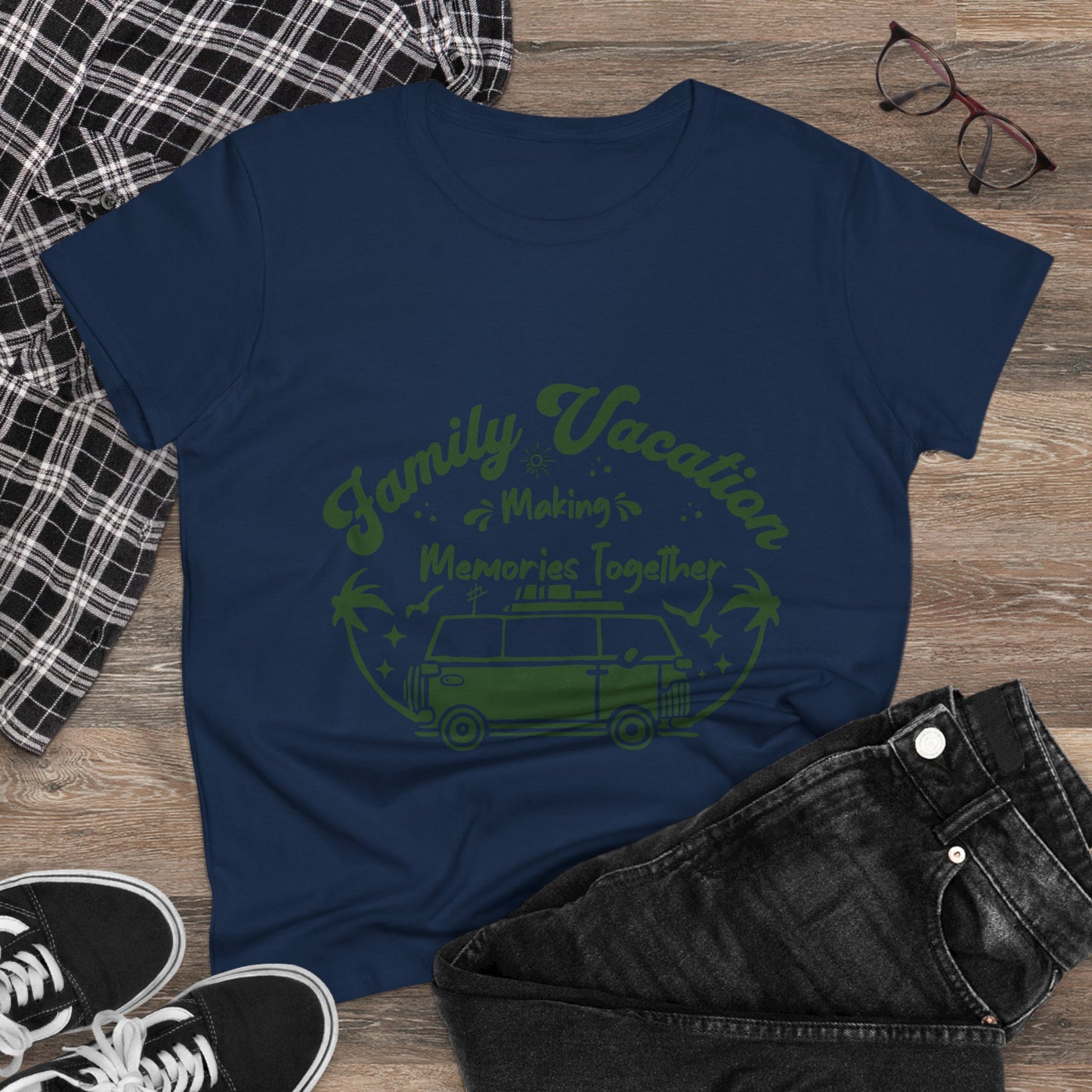 Making Memories – Family Vacation Tees for Summer Adventures, Travel Shirt, Family Reunion Gift, Women’s Casual Wear