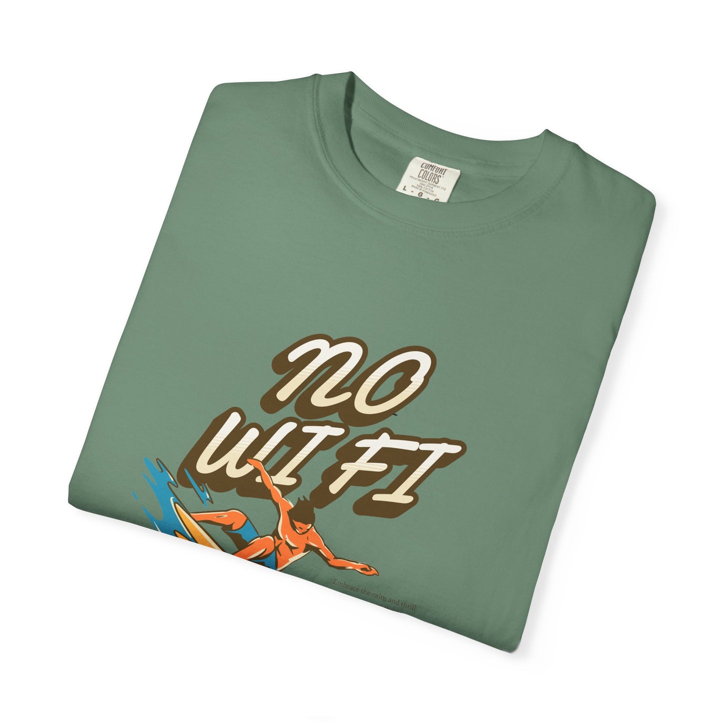 Out of Office Retro T-Shirt – No WiFi, Just Vibes | Beach Lover's Shirt | Summer Escape Gift