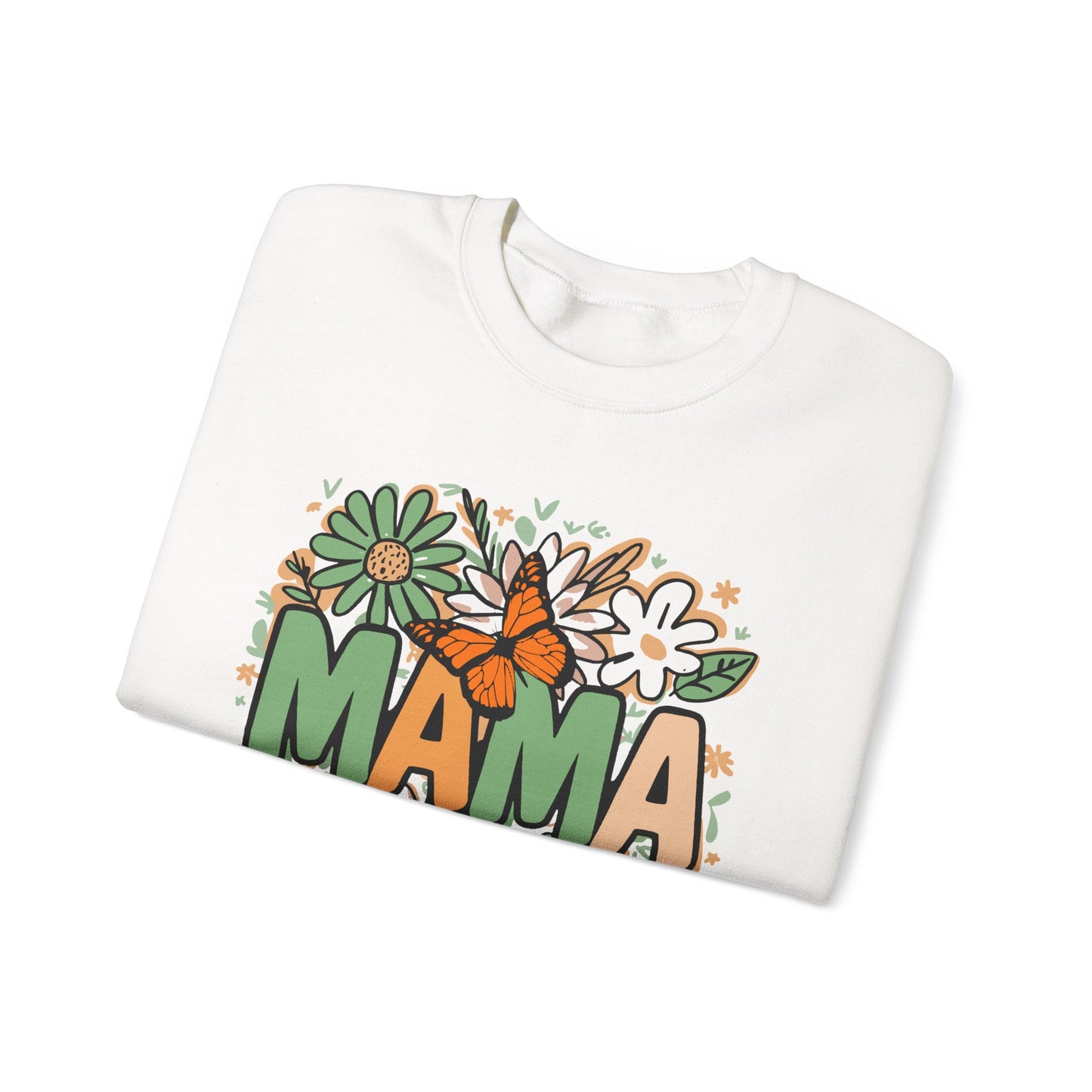 Floral Mama Crewneck Sweatshirt - Cozy Gift for Moms