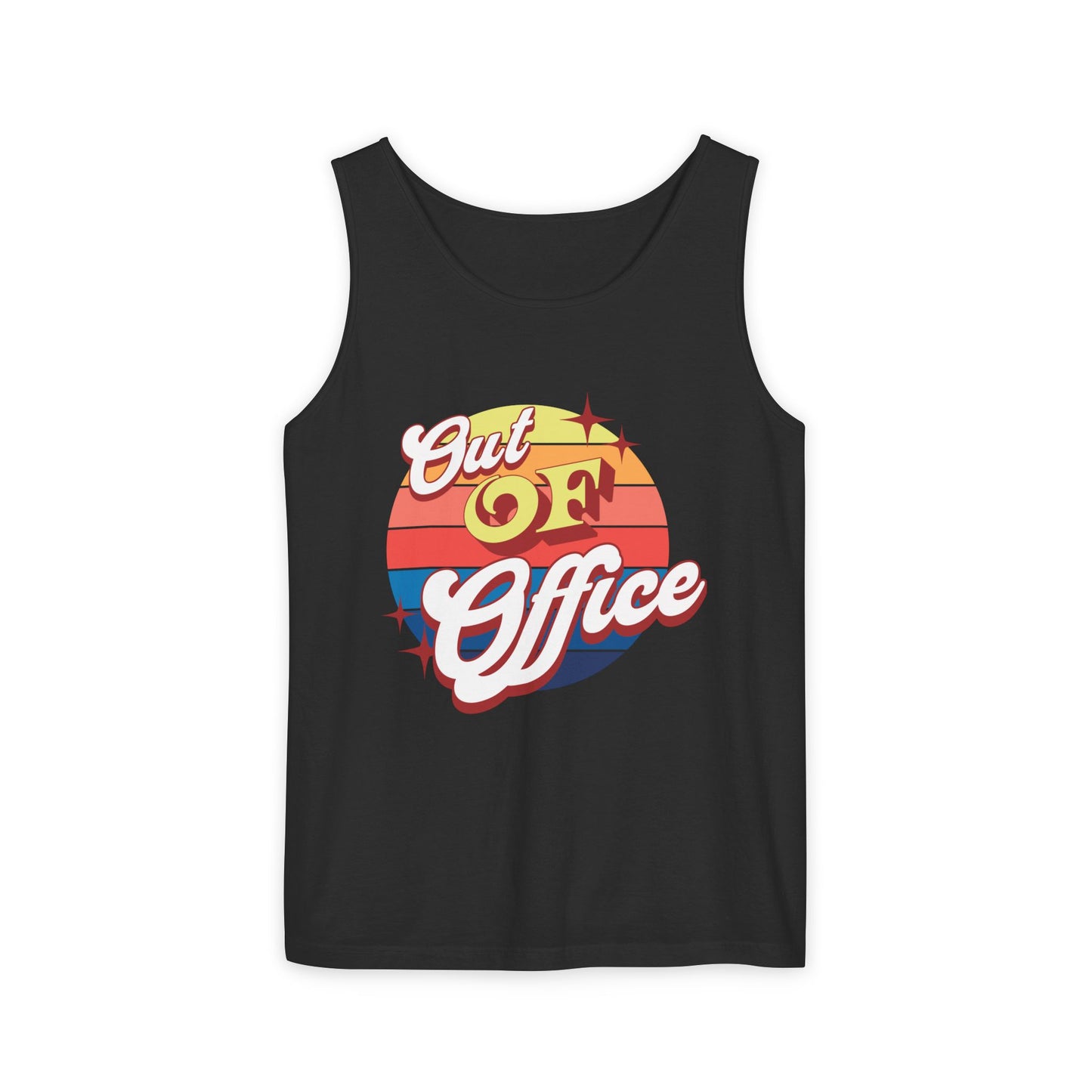 Retro Out of Office Tank Perfect for beach getaways & stress-free weekends