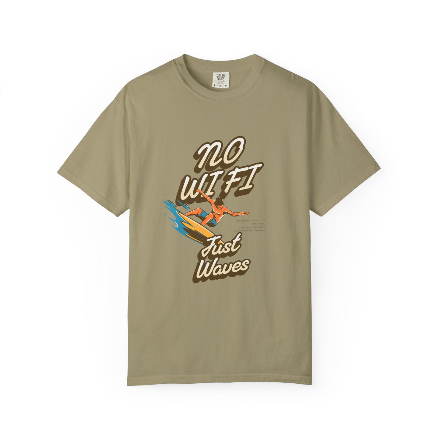 Out of Office Retro T-Shirt – No WiFi, Just Vibes | Beach Lover's Shirt | Summer Escape Gift