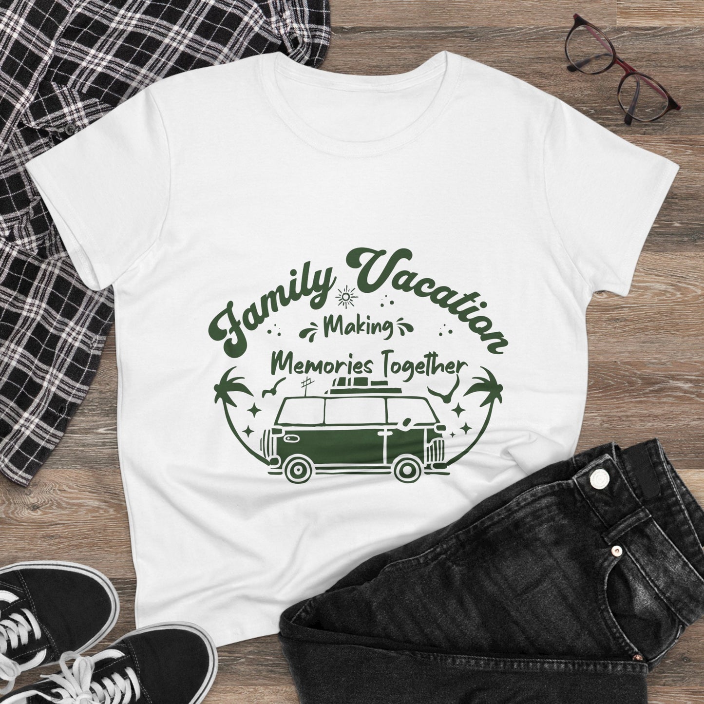 Making Memories – Family Vacation Tees for Summer Adventures, Travel Shirt, Family Reunion Gift, Women’s Casual Wear