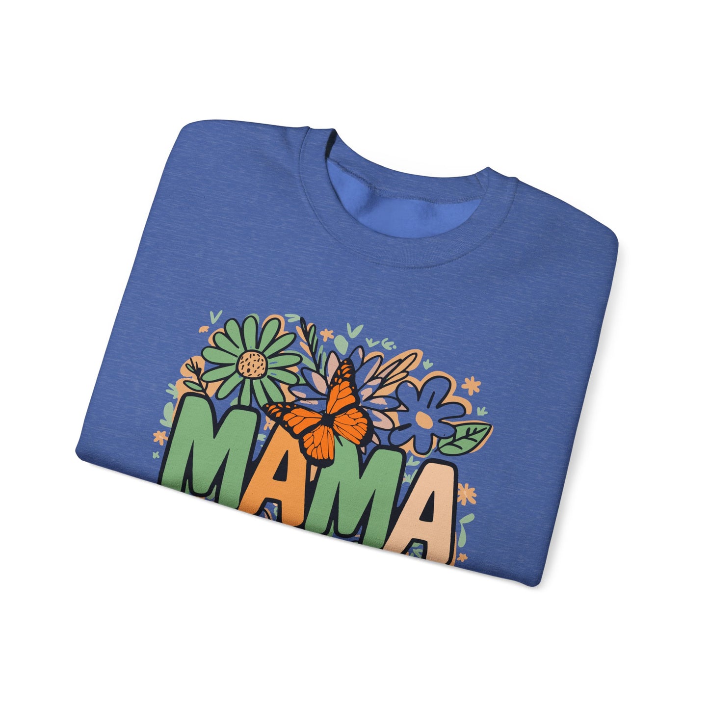 Floral Mama Crewneck Sweatshirt - Cozy Gift for Moms