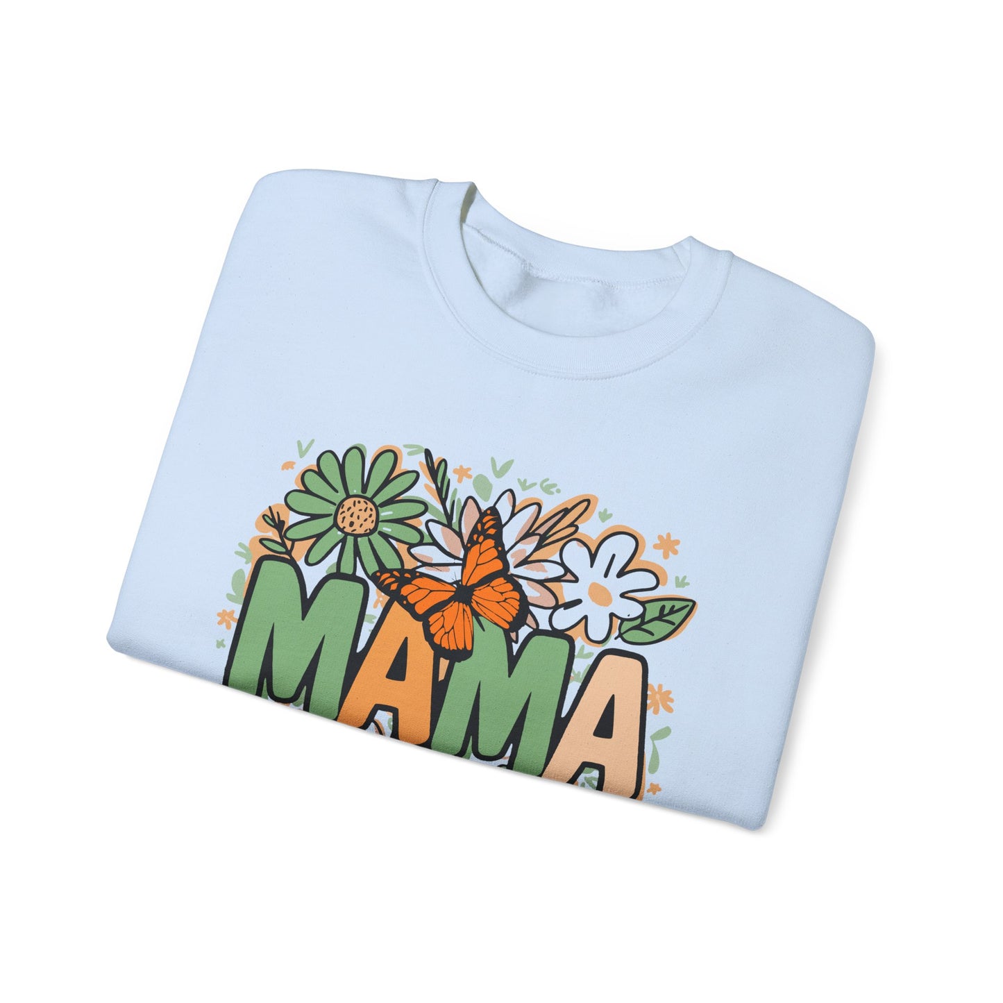 Floral Mama Crewneck Sweatshirt - Cozy Gift for Moms