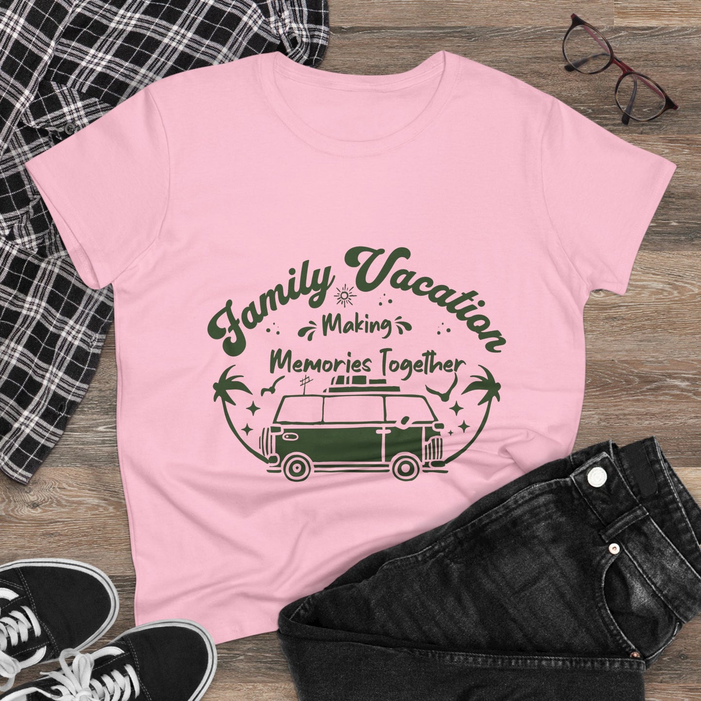 Making Memories – Family Vacation Tees for Summer Adventures, Travel Shirt, Family Reunion Gift, Women’s Casual Wear
