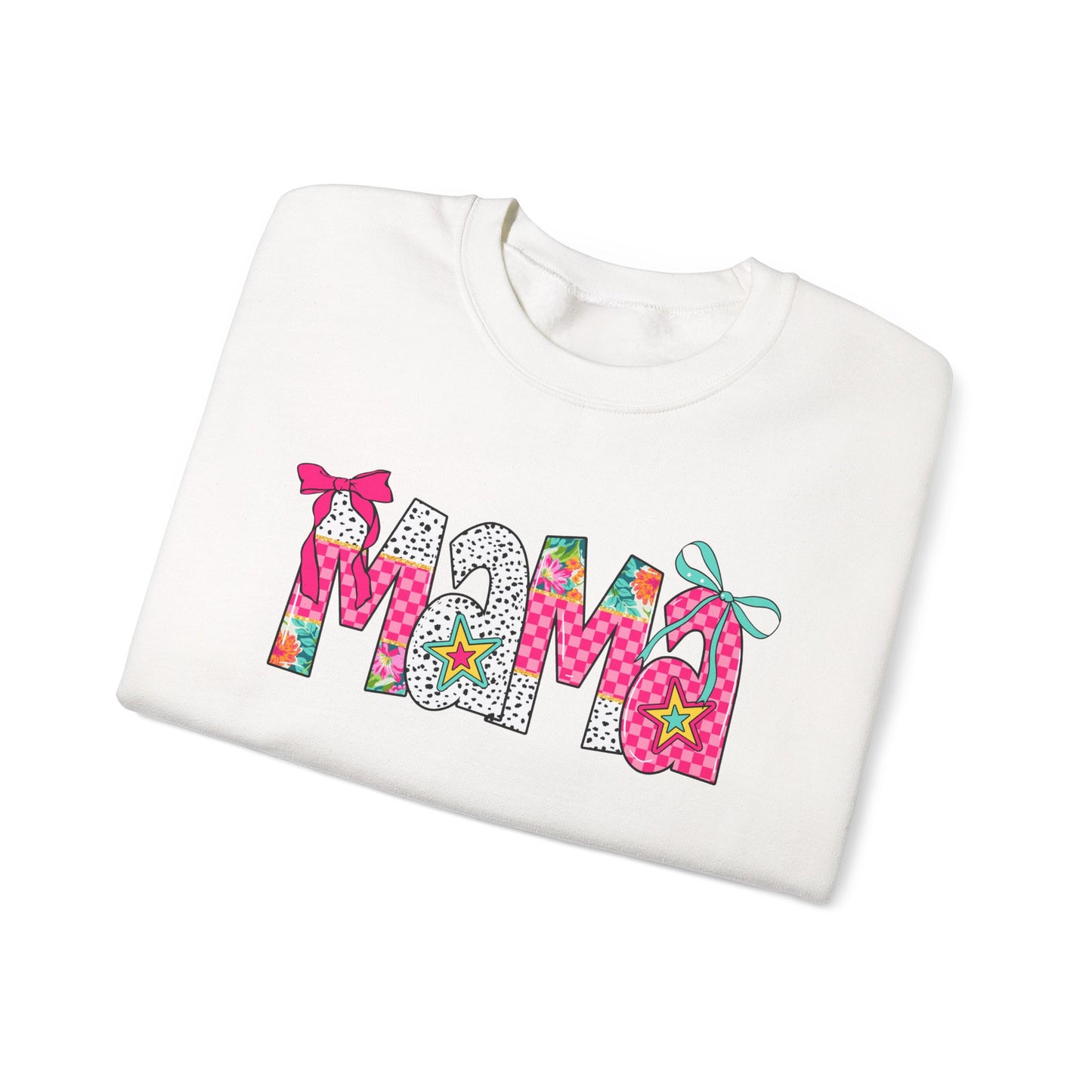 Mama Floral Crewneck Sweatshirt - Cozy Gift for Moms