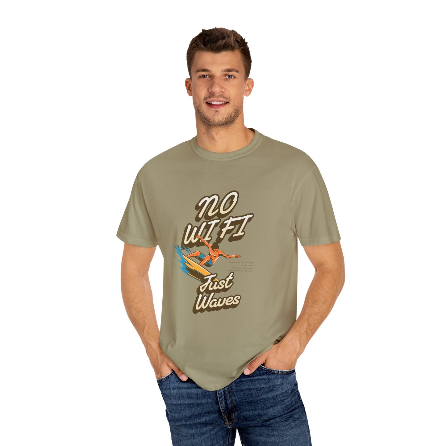 Out of Office Retro T-Shirt – No WiFi, Just Vibes | Beach Lover's Shirt | Summer Escape Gift