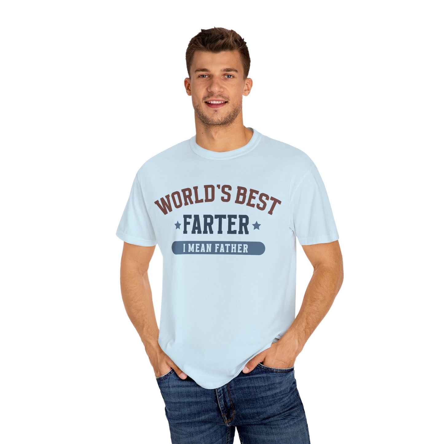 Humorous Father's Day T-Shirt - World's Best Farter I Mean Father