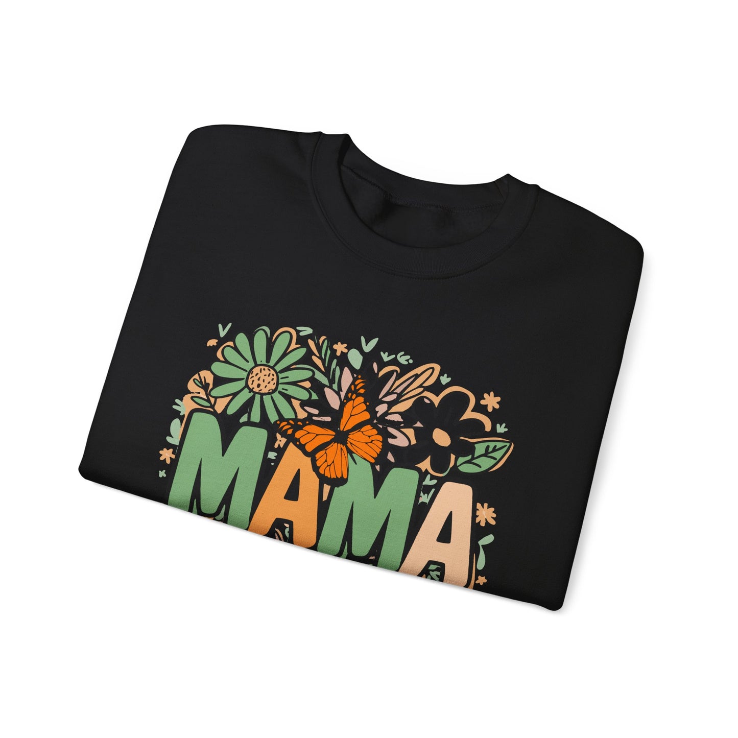 Floral Mama Crewneck Sweatshirt - Cozy Gift for Moms