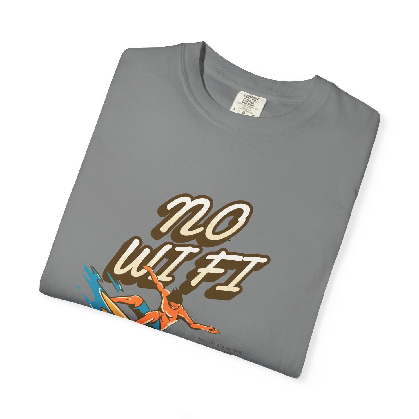 Out of Office Retro T-Shirt – No WiFi, Just Vibes | Beach Lover's Shirt | Summer Escape Gift