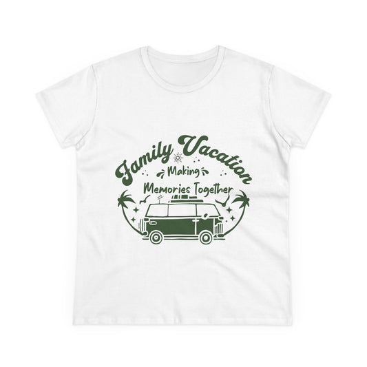 Making Memories – Family Vacation Tees for Summer Adventures, Travel Shirt, Family Reunion Gift, Women’s Casual Wear
